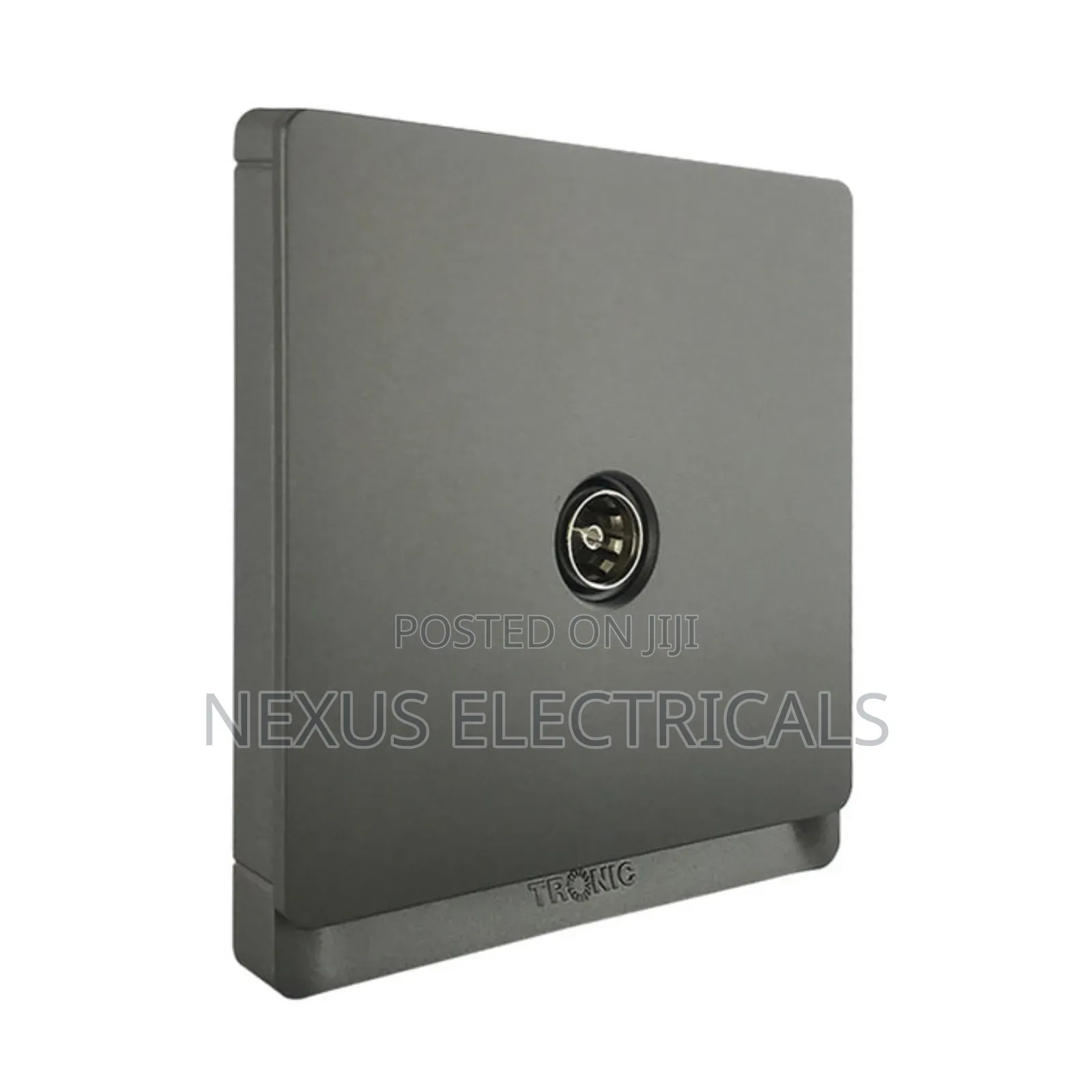 Vip Grey Tv Socket – Screwless Design With Modern Finish