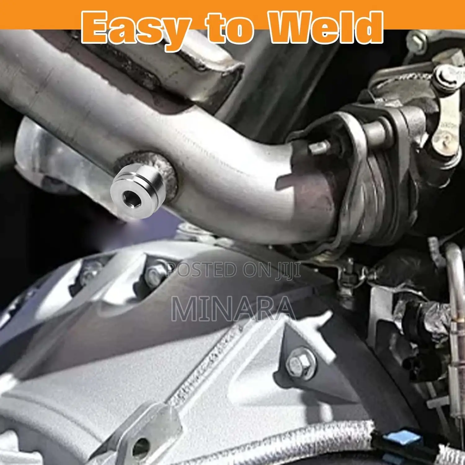 1 Pc,Oxygen Sensor Mounting Bung Plug Exhaust Weld in Bung M18 X1.5