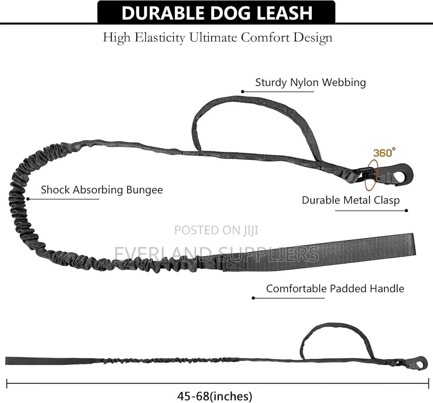 Premium Nylon Tactical Dog Leash