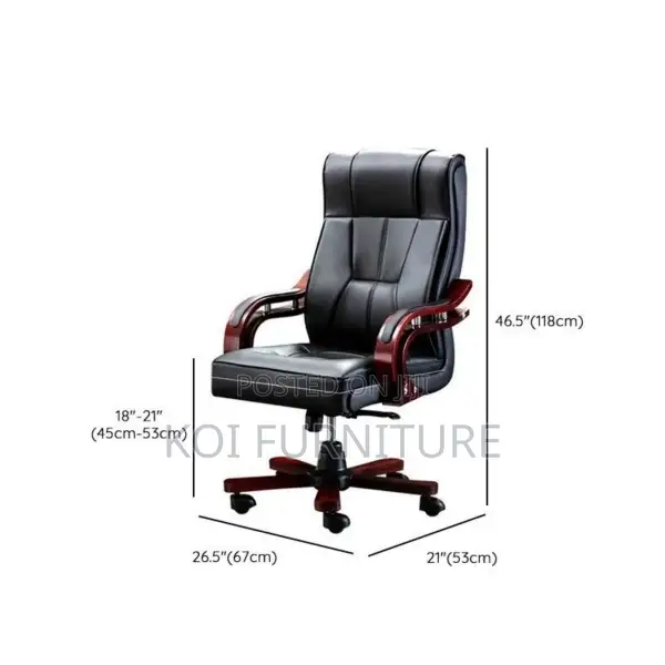 Office Chair; Bliss Executive Office Leather Seat