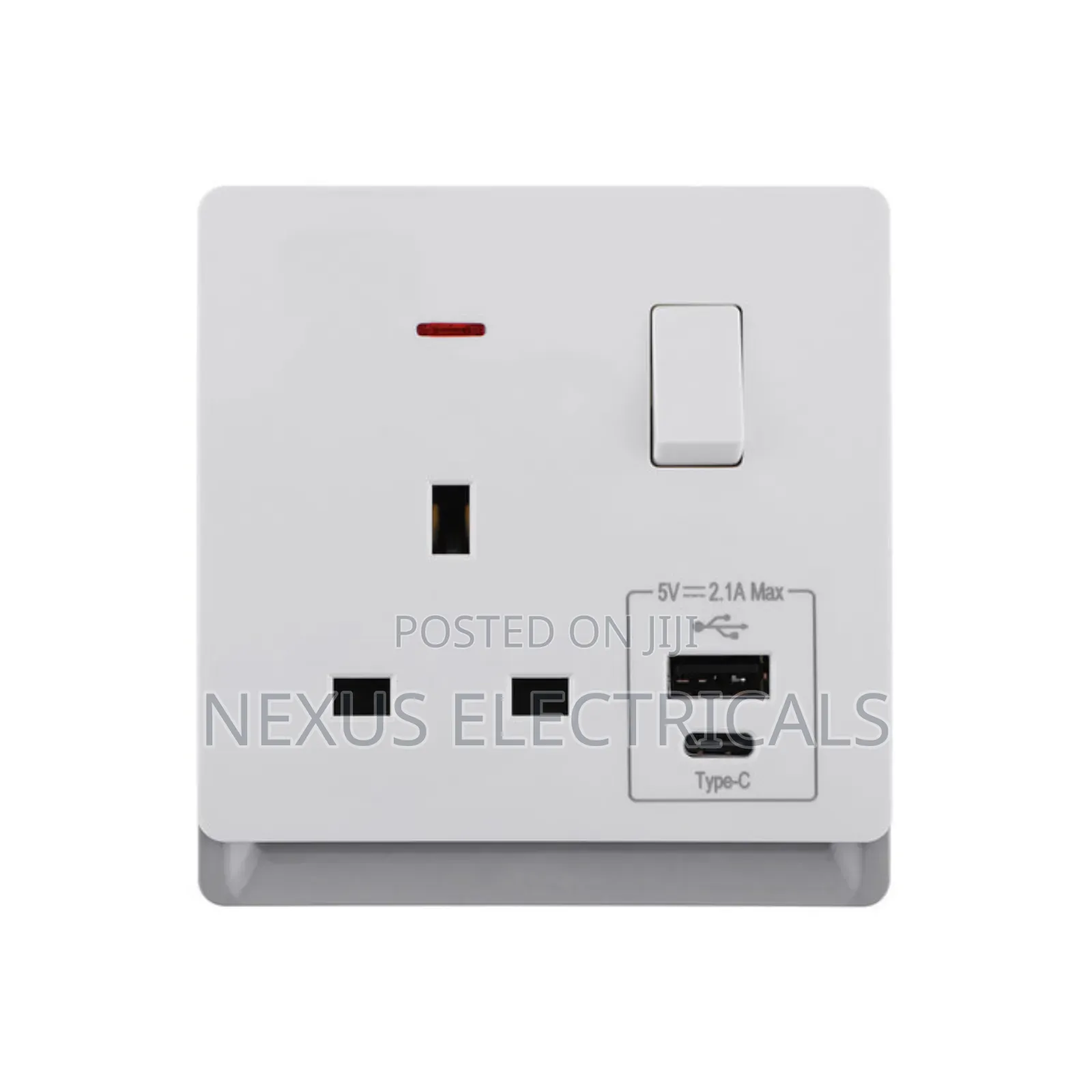 Vip Single Socket With Usb-a Type-C