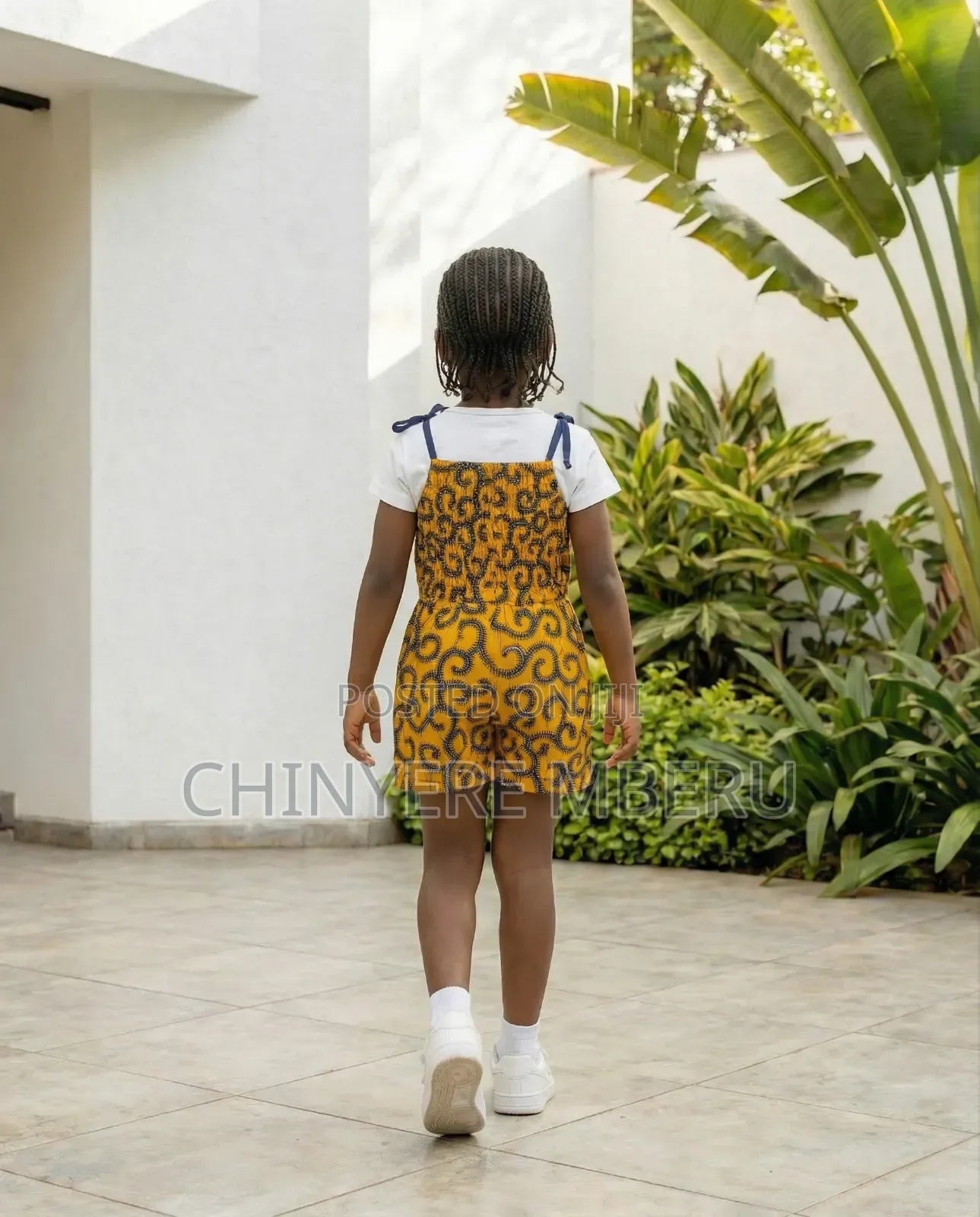 Girls Ankara Playsuit