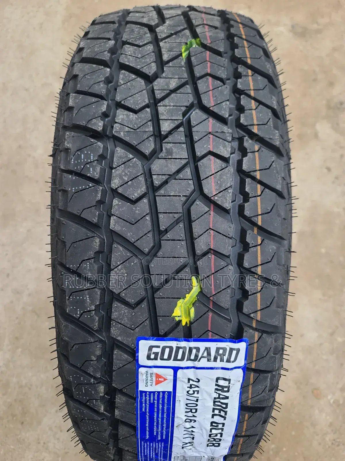 245/70 R16 Goddard Tyres 111 T X/L Cradec Gc688