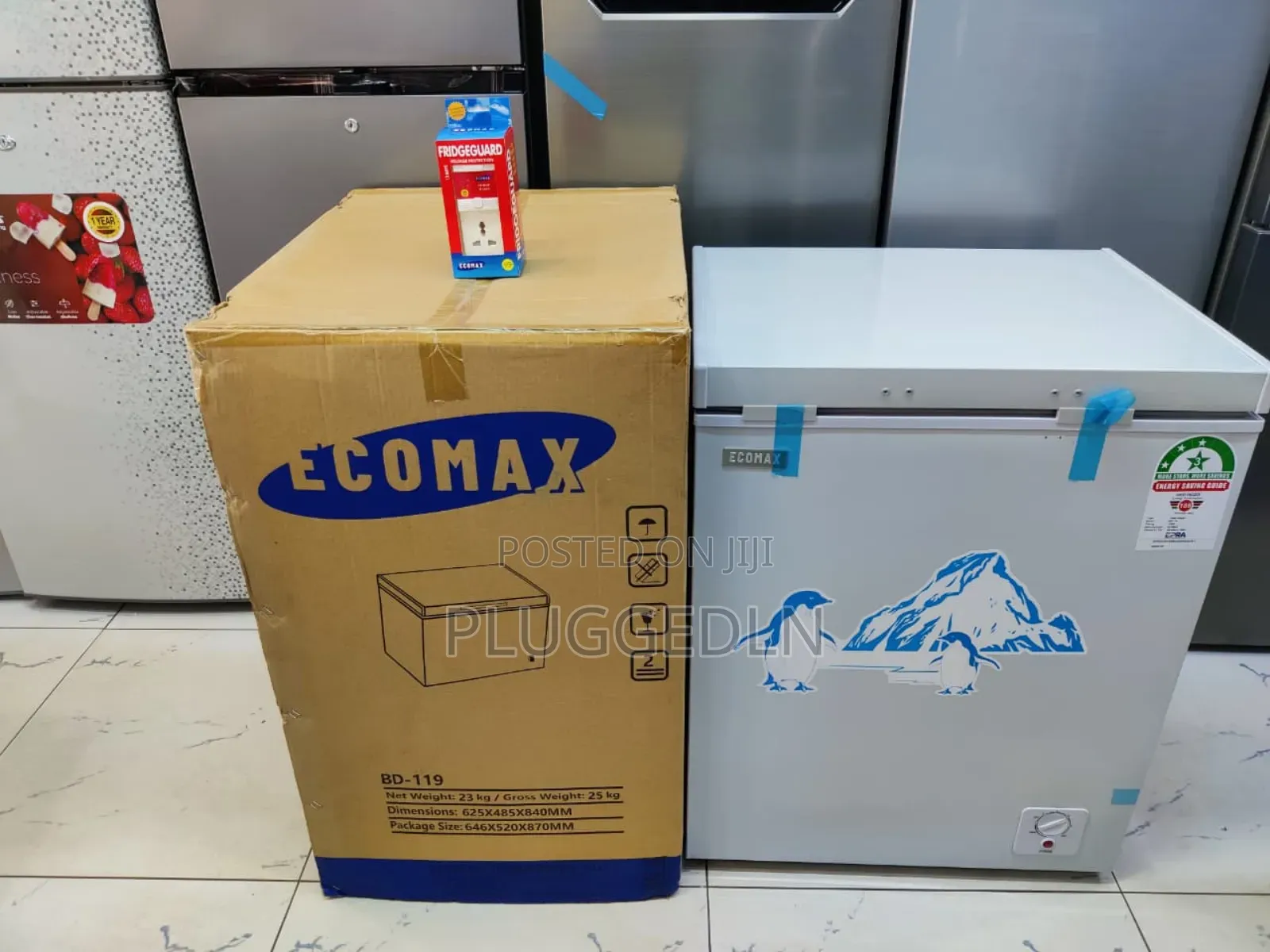 *Ecomax Freezer 119litres
