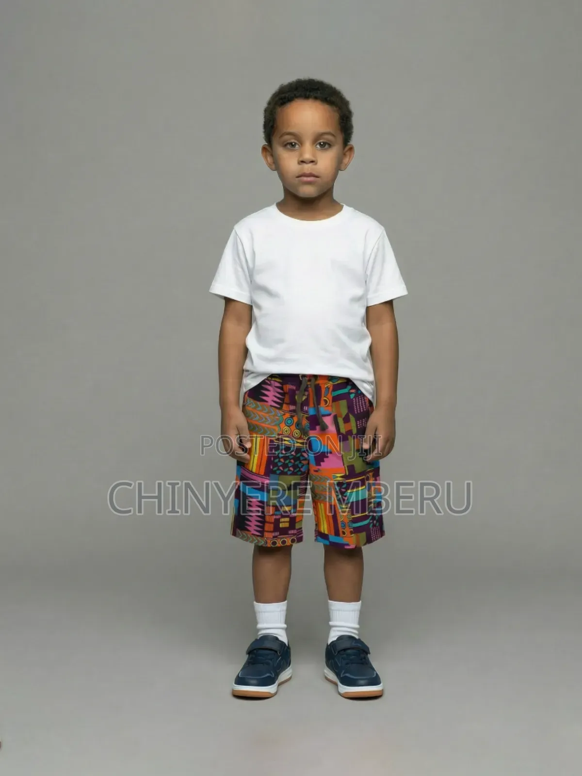 Purple Ankara Children's Shorts