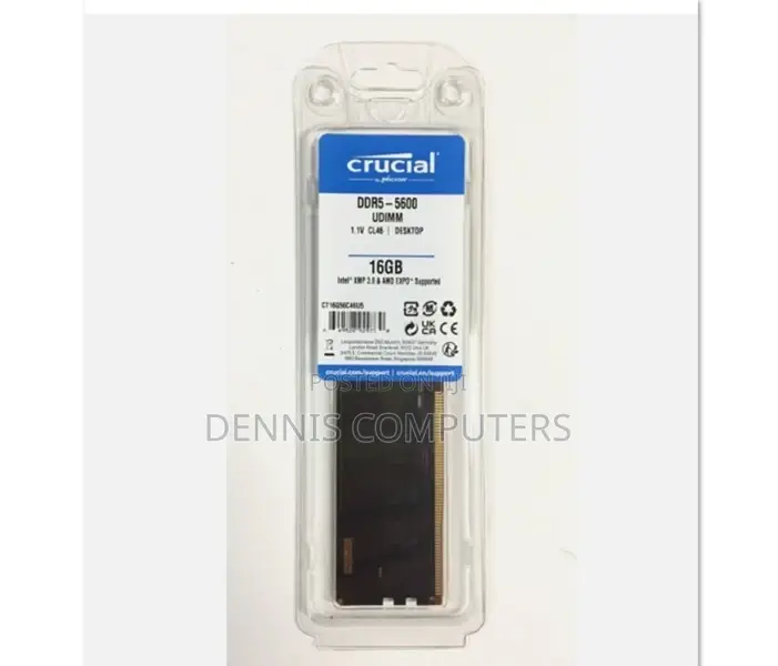 Crucial 16gb 5600 Ddr5 Laptop Ram - Ct16g56c46s5