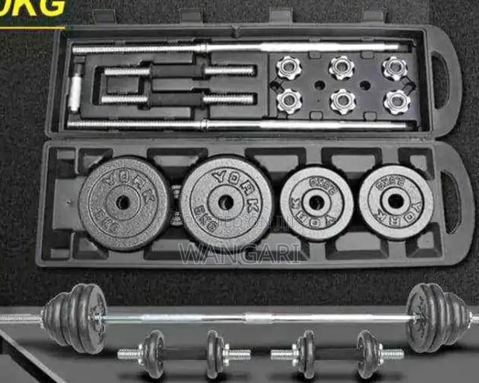 New New 50 KGS Dumbbells With Case Chrome Available