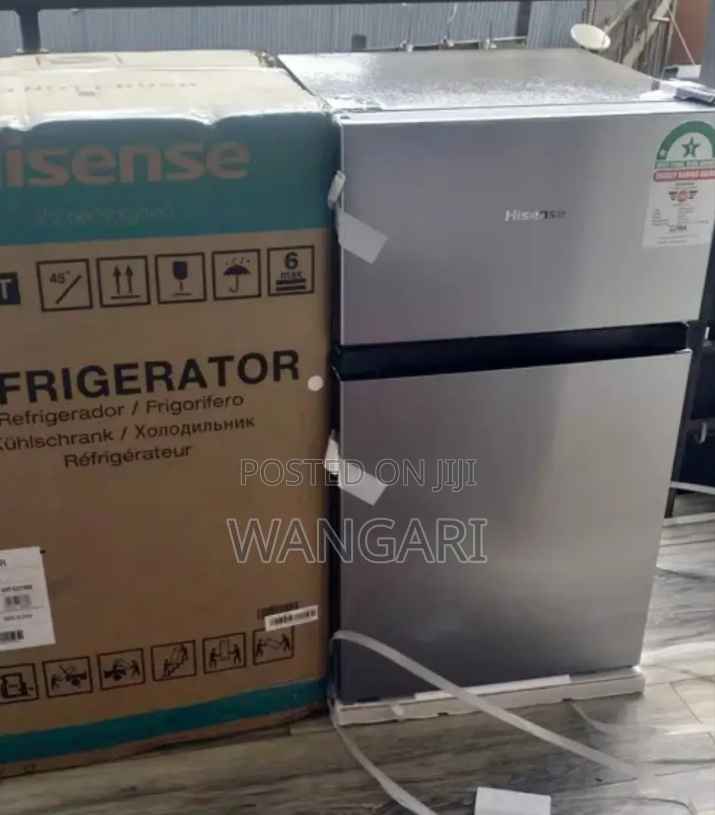 Hisense 91litres Fridge Double Door