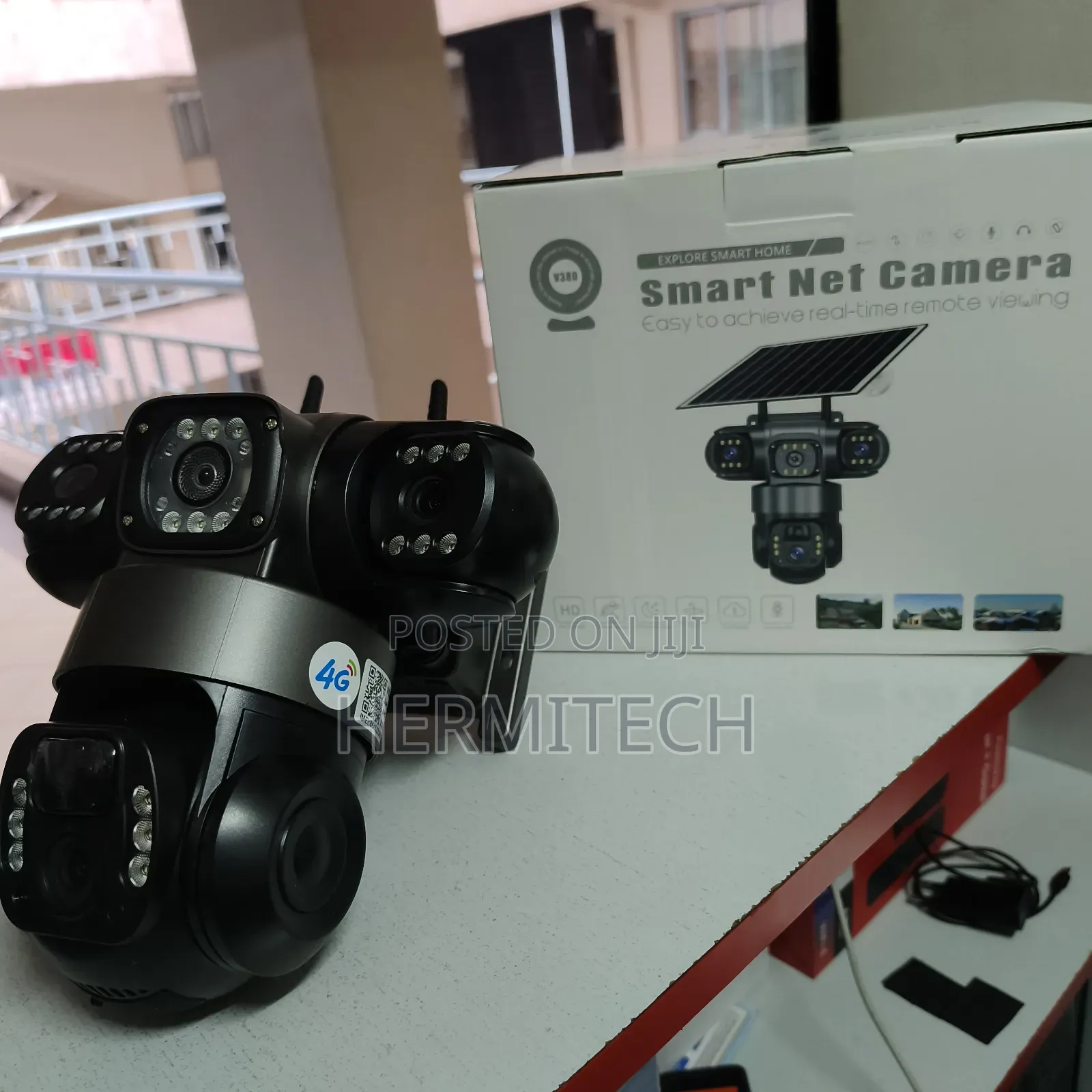 V380 Smart Net Camera With Triple Lens 4g Enabled Available