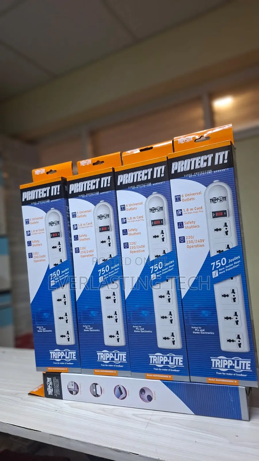 Tripp-lite 6-way Extension With Surge Protector