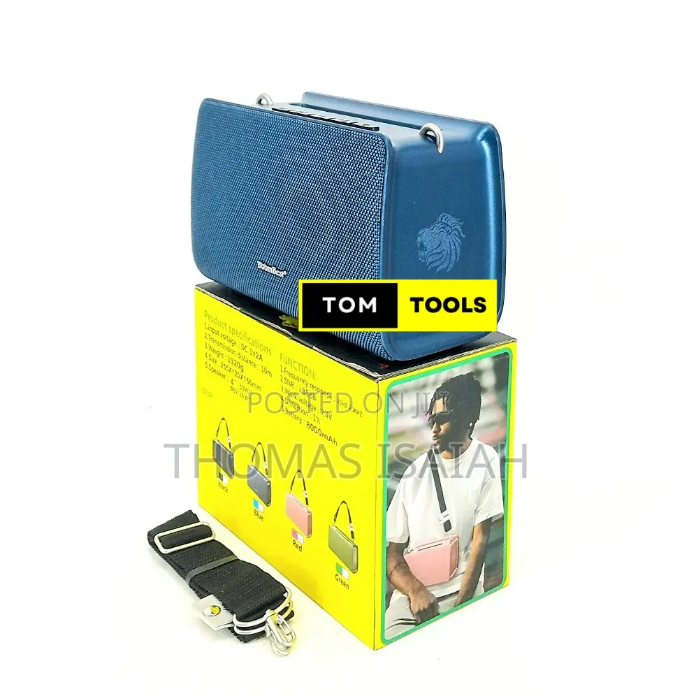 Blue Boombest Ln711bt Super Bass Bluetooth Speaker Radio