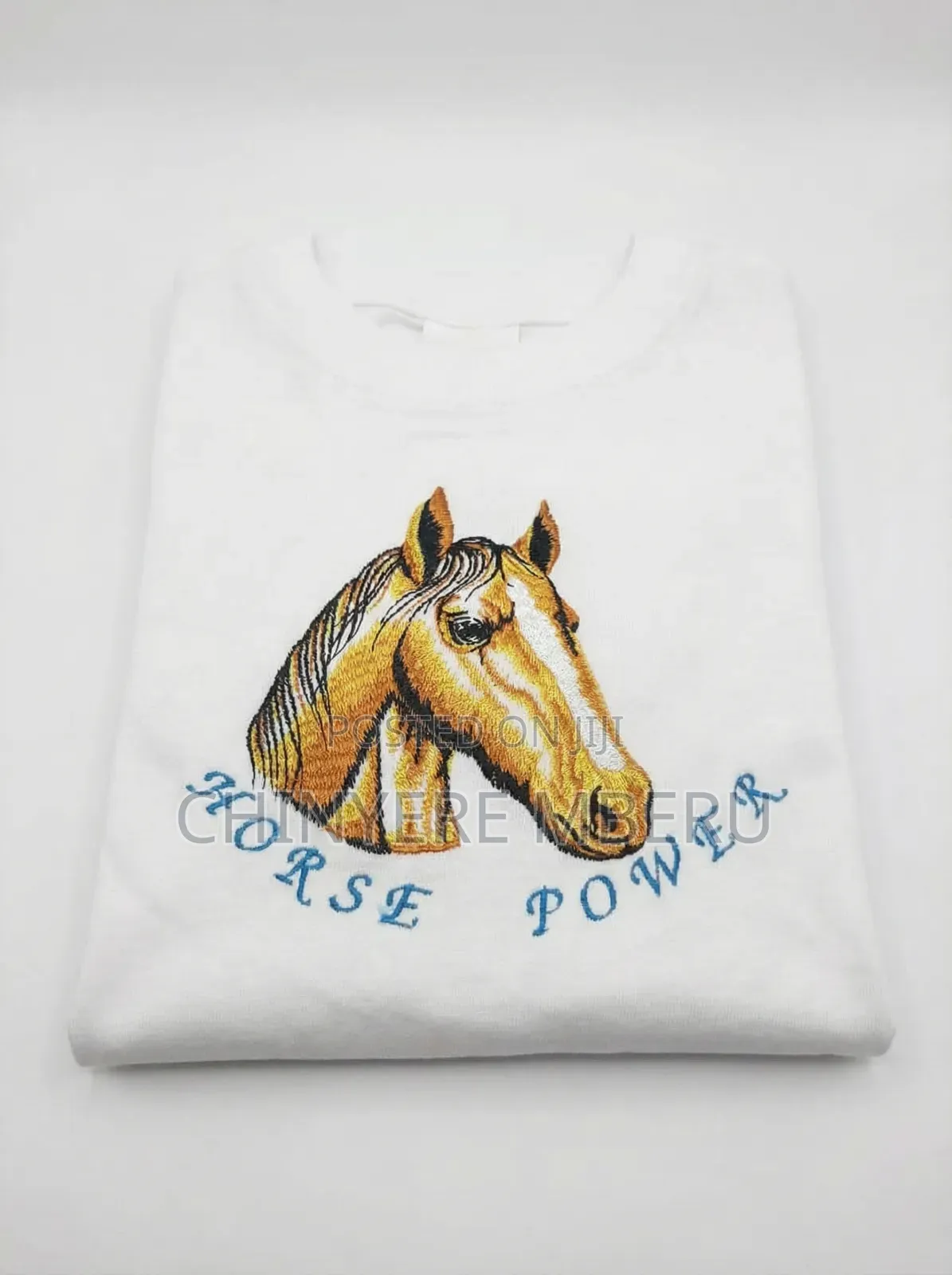 Horse Embroidered Unisex Children's Shirt Shorts Set