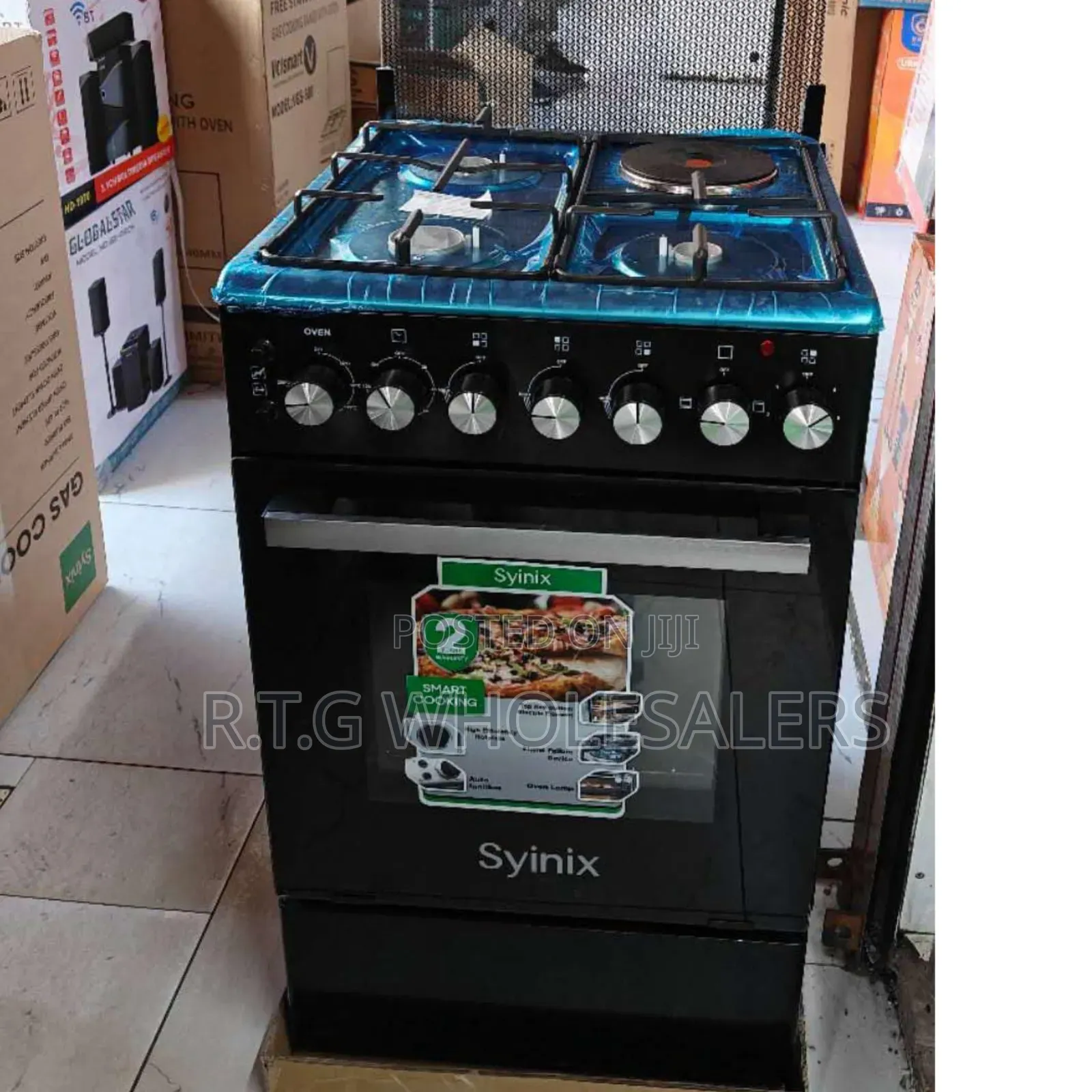 Syinix 50by50 Cooker Oven Combo – Grill Auto Ignition