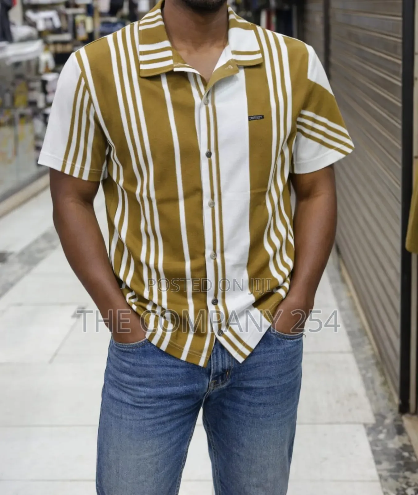 Quality Cotton Knitted Short Sleeved Men Cuban Shirts