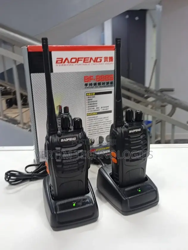 Baofeng Bf-888s Walkie Talkie Radio 16 Channels 5km Range Portable
