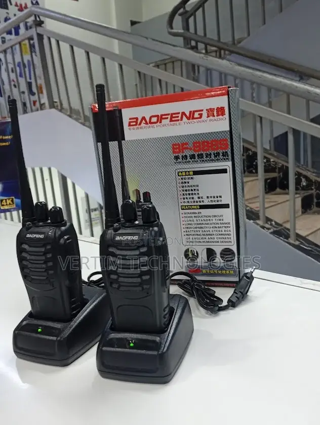 Quality Ensured Baofeng Bf-888s Walkie Talkie Radio Calls- 2 Pieces