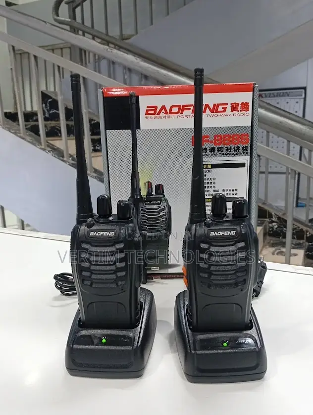 High Quality Material Baofeng Bf-888s Walkie Talkie Radio Calls- 6 PCS