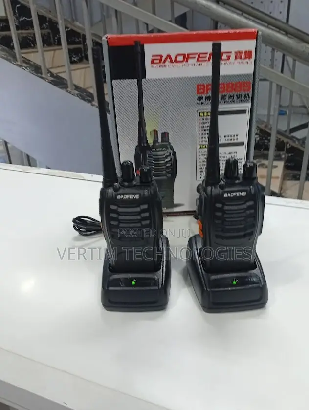 Baofeng Bf-888s Long Distance Two Way Radio for Security and Patrol