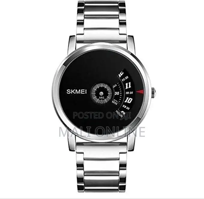 Skmei 1260 Men’S Quartz Watch Stainless Steel Roulette Pointer Fashion