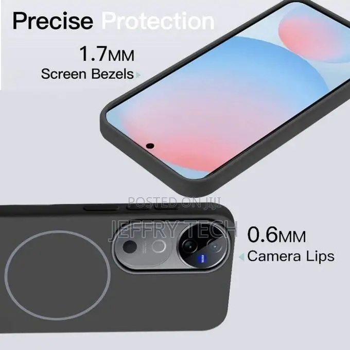 Vivo V40 Soft Sanding With N52 Strong Magnets, Magsafe Compatible Mat