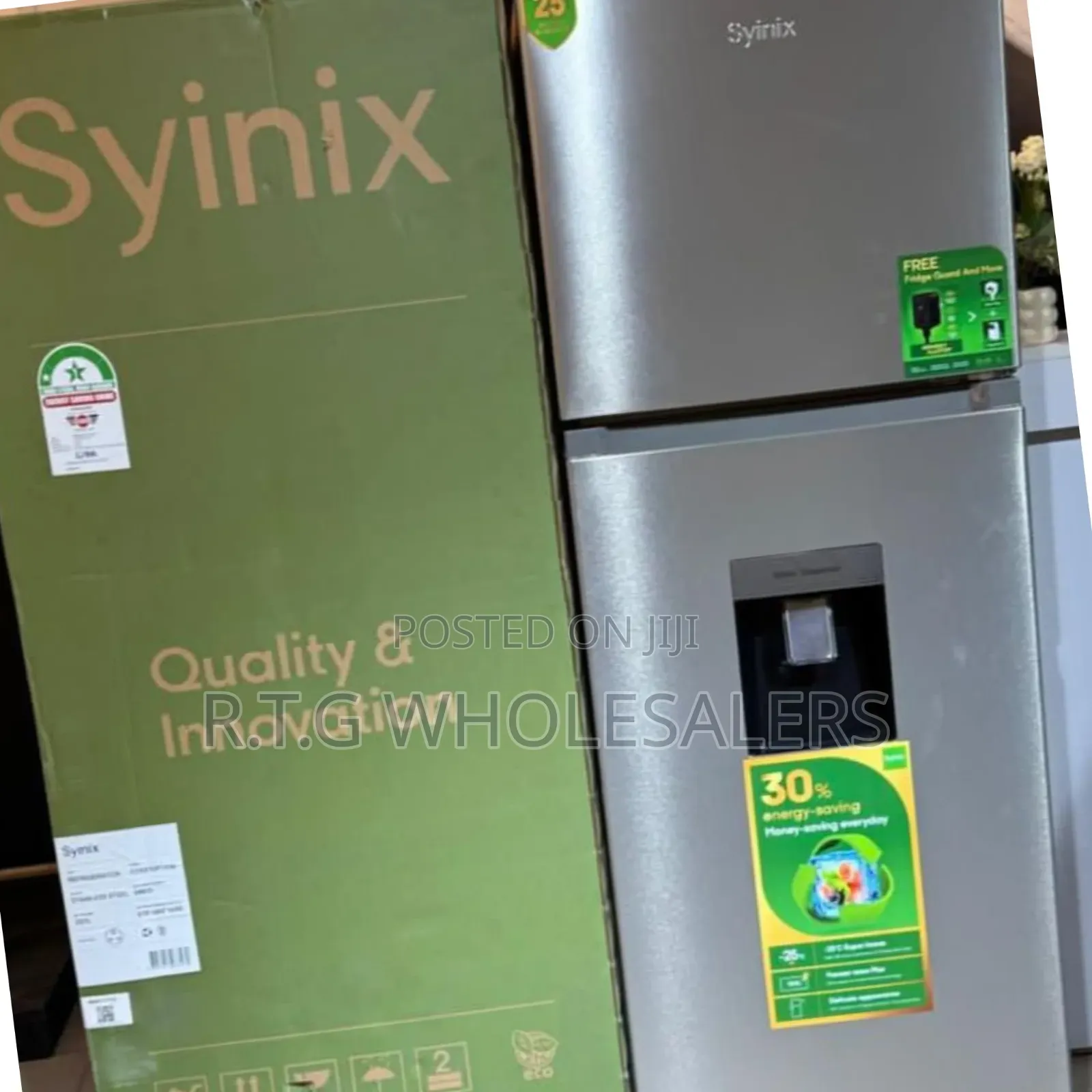 Syinix 257l 3★ Double Door Refrigerator – Low Noise
