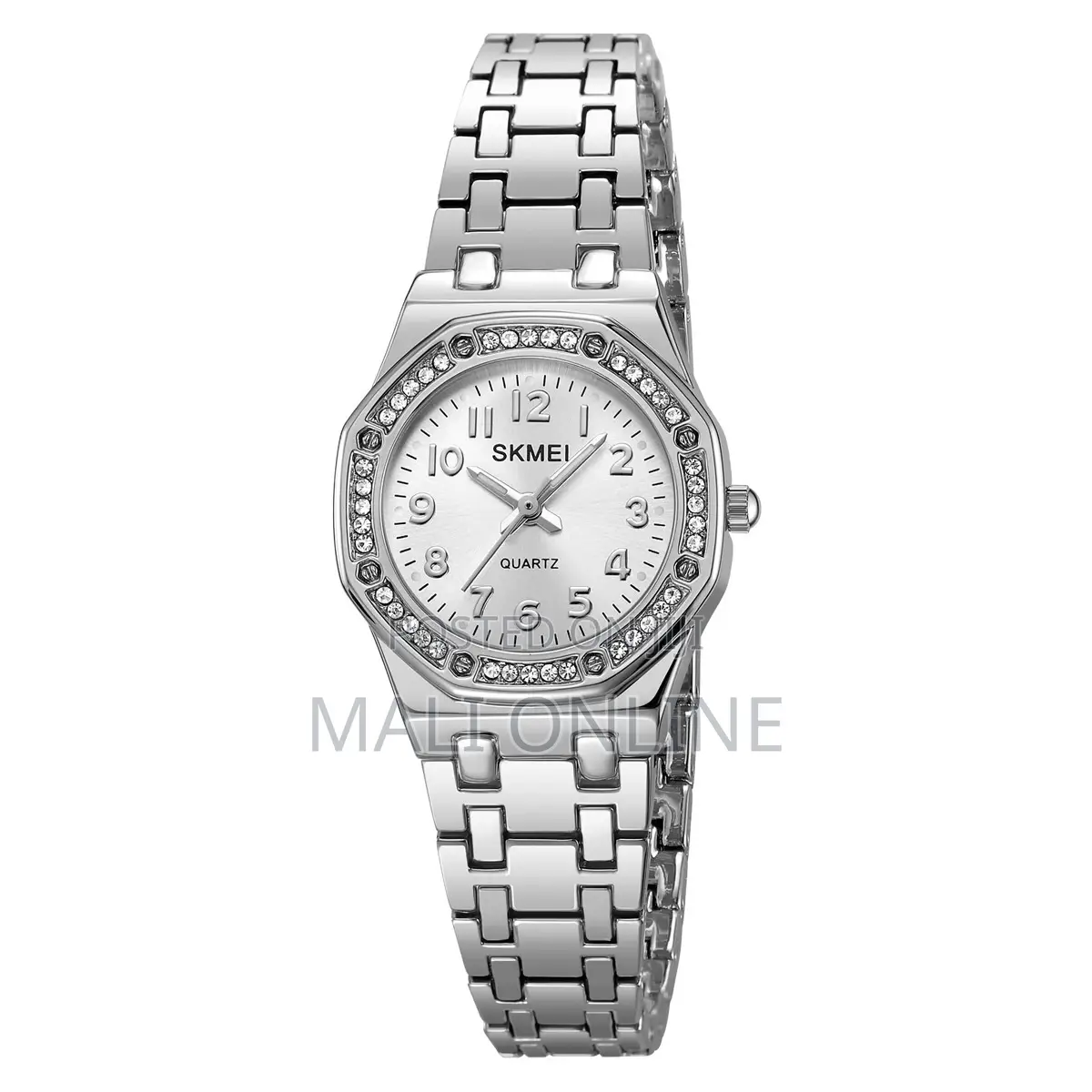 Skmei 2508 Ladies Quartz Watch Stainless Steel Luxury Women Wristwatch
