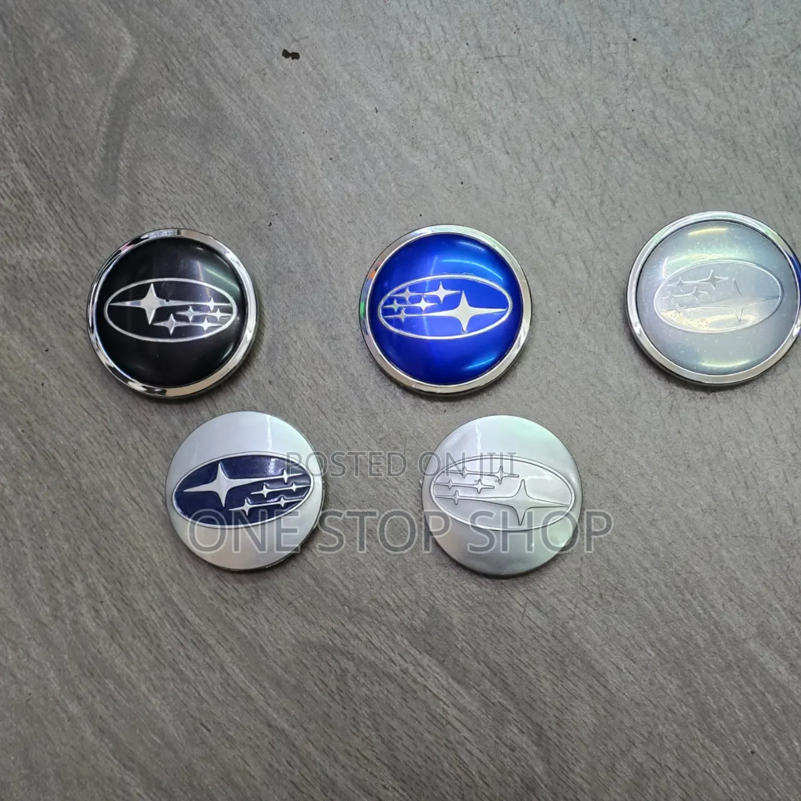 Subaru 4pc Rim Centre Caps in Colors