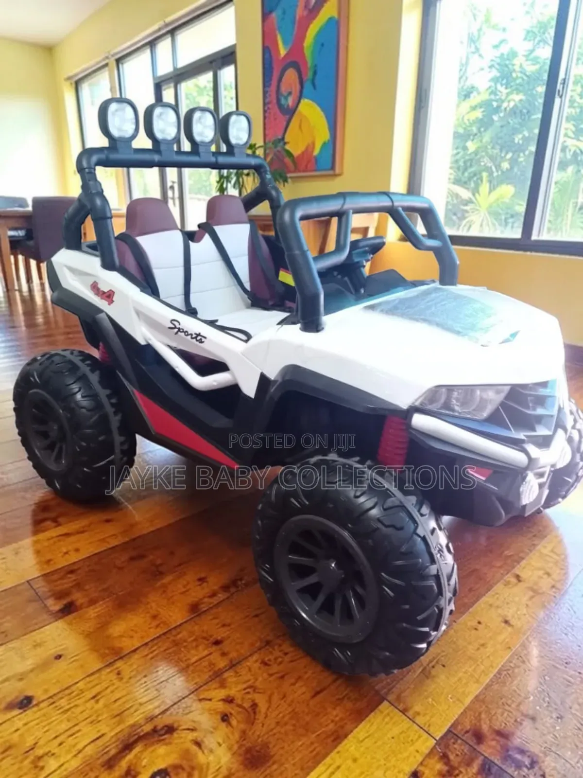 4x4 Kids Electric Ride-on Jeep – Perfect Outdoor Fun Car for Two Kids