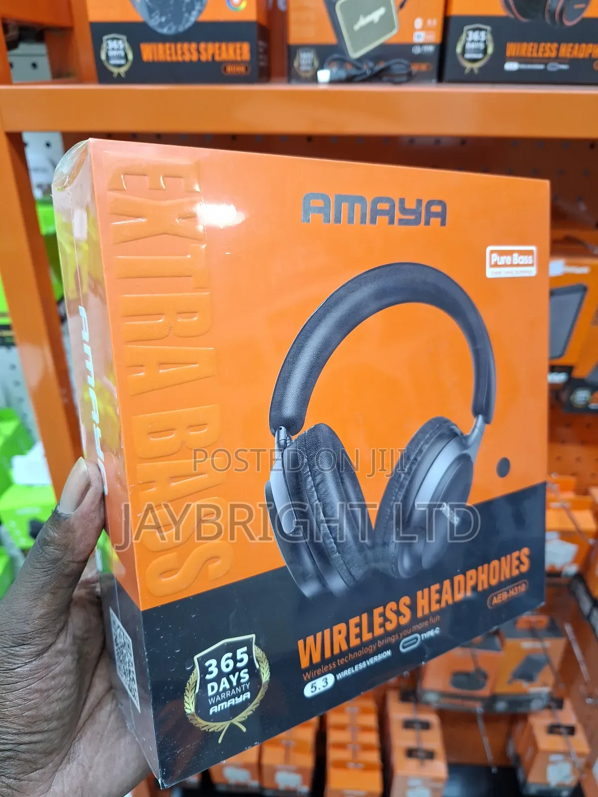 Amaya Wireless Headphones Aeb-H310 Pure Bass