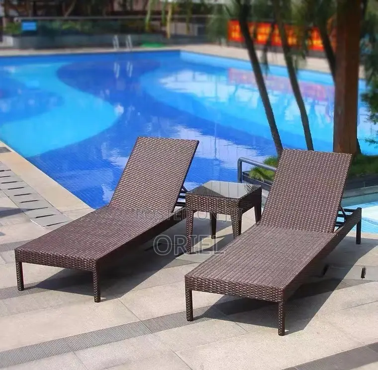 Outdoor Chair; Premium Poolside Sun Chair for Home