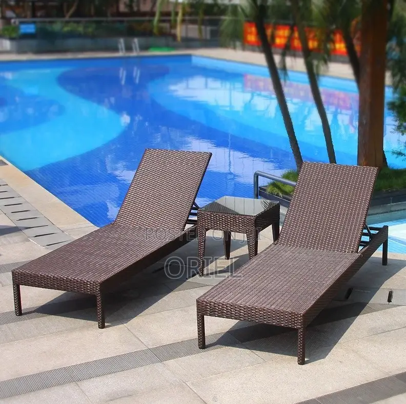 Outdoor Chair; Premium Poolside Sun Chair for Home