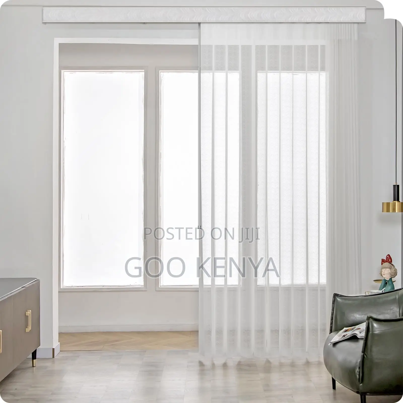Home Curtains; Living Room Curtain Blinds With Adjusting Close