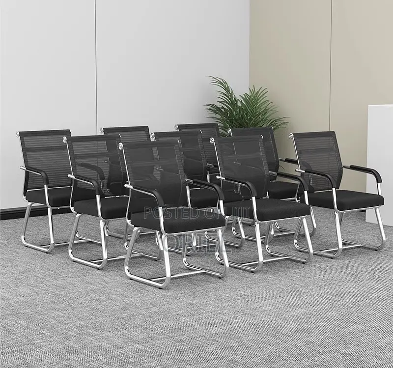 Office Guest's Chair; Sleek Stackable Office Meeting Chair