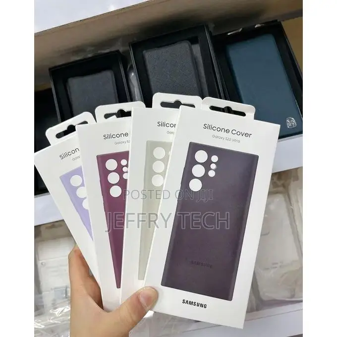 Silicone Samsung S22 Ultra Silicon Case/Cover, Black