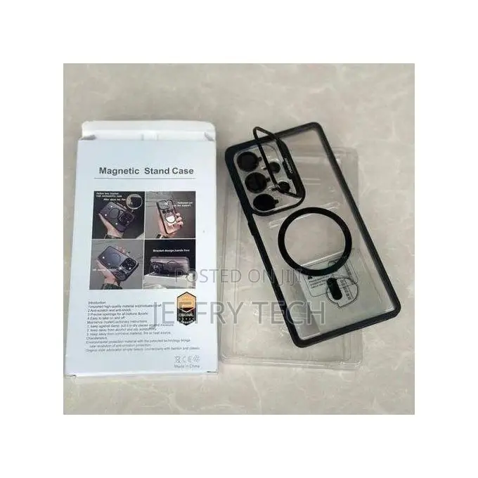 Samsung Galaxy S26 Ultra Cover Invisible Foldable Metal Holder/ Suppo