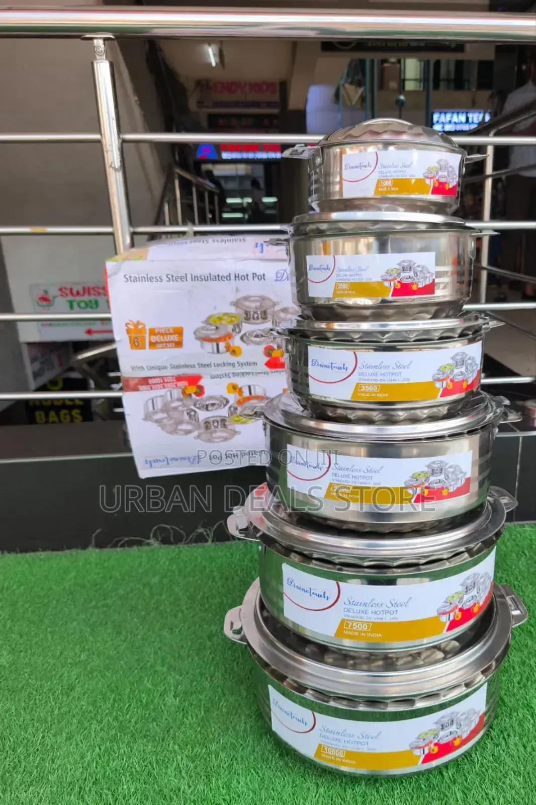 6pcs Divine Touch High Quality Stainless Steel Hotpots