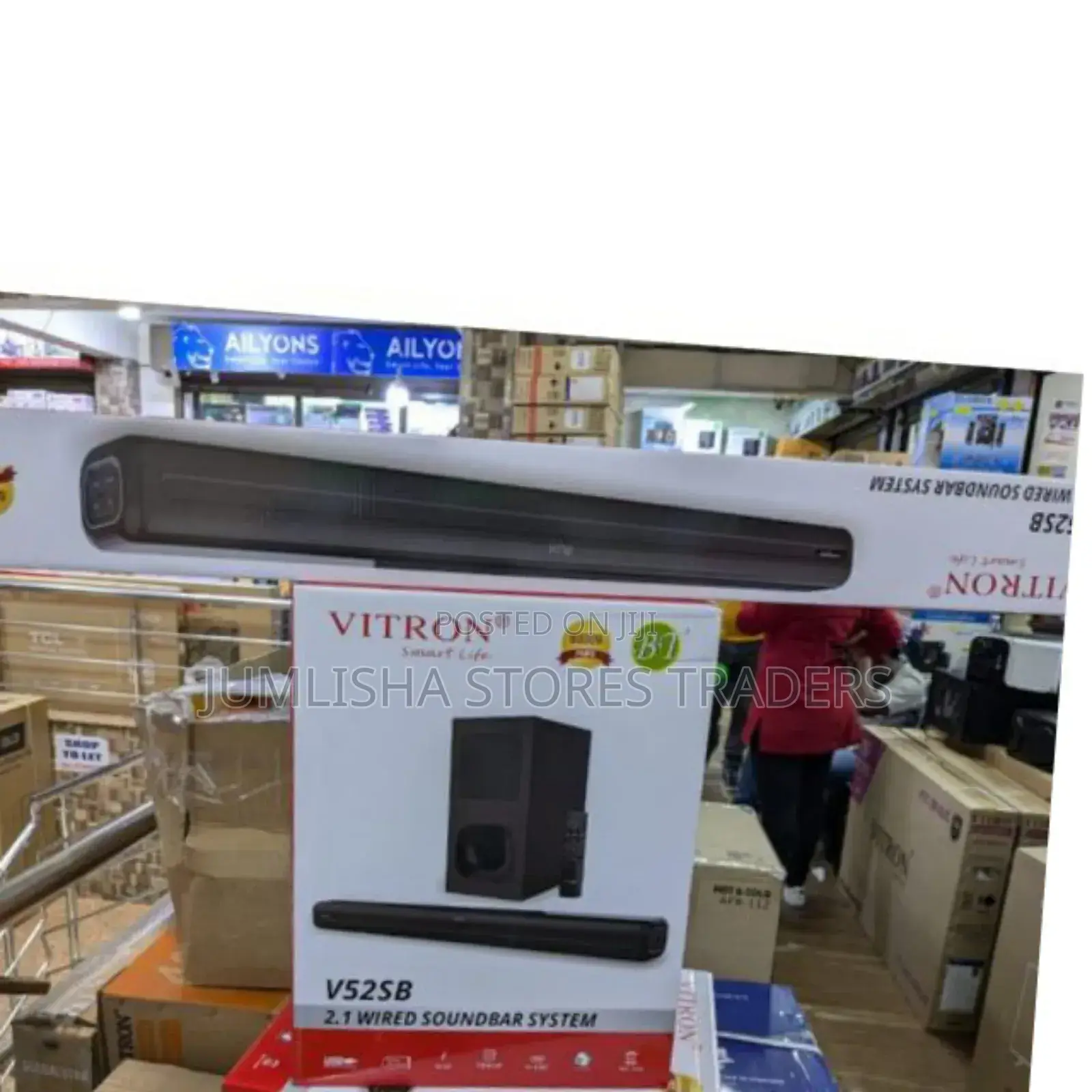 Vitron Soundbar V52sb Remote Bluetooth Aux/ Optical Usb