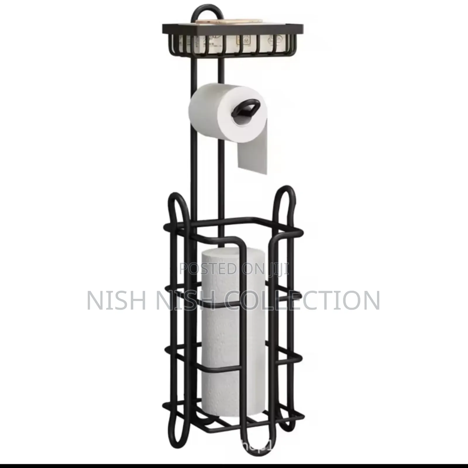 Heavy-Duty Toilet Paper Holder Stand