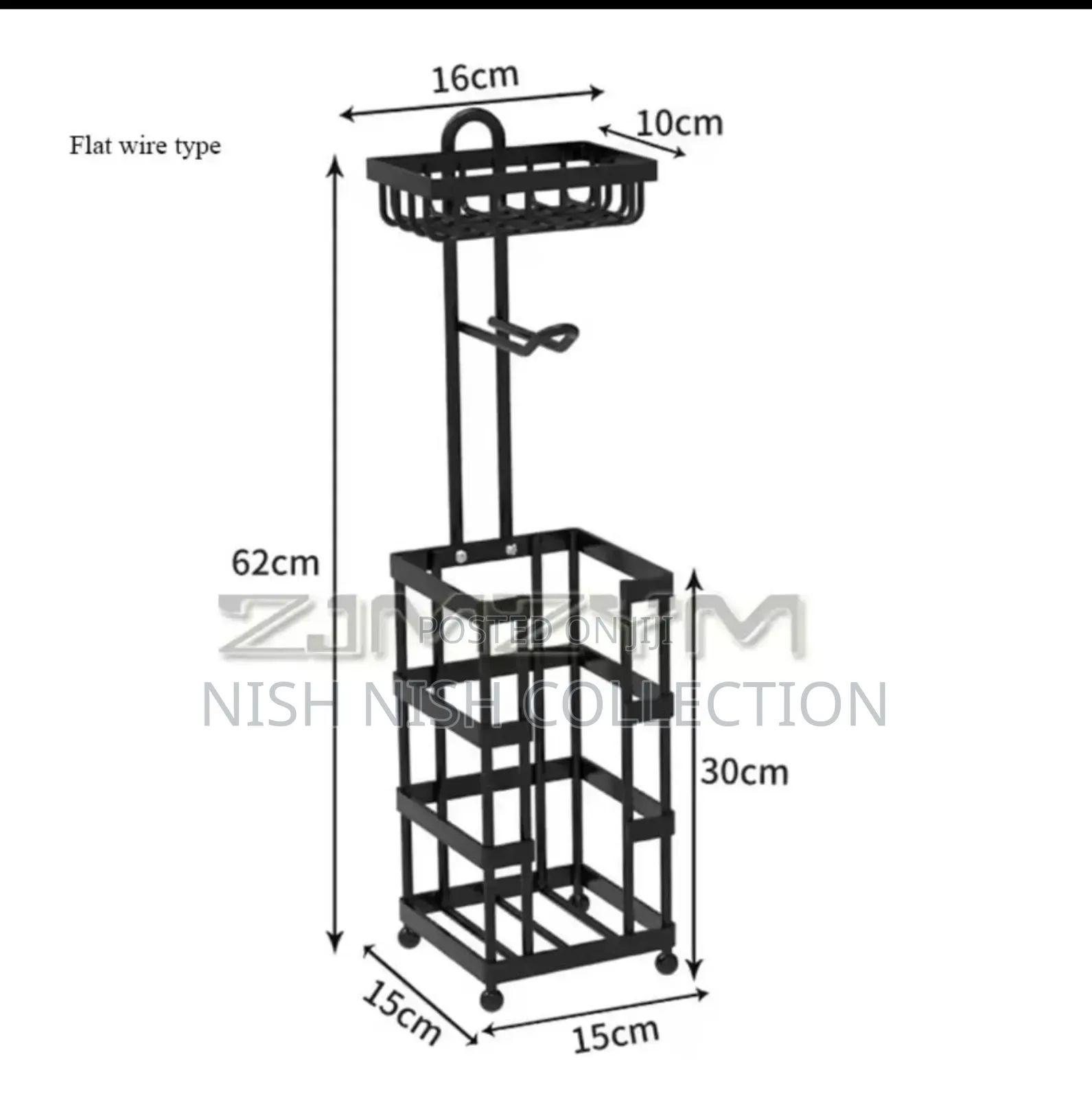 Heavy-Duty Toilet Paper Holder Stand