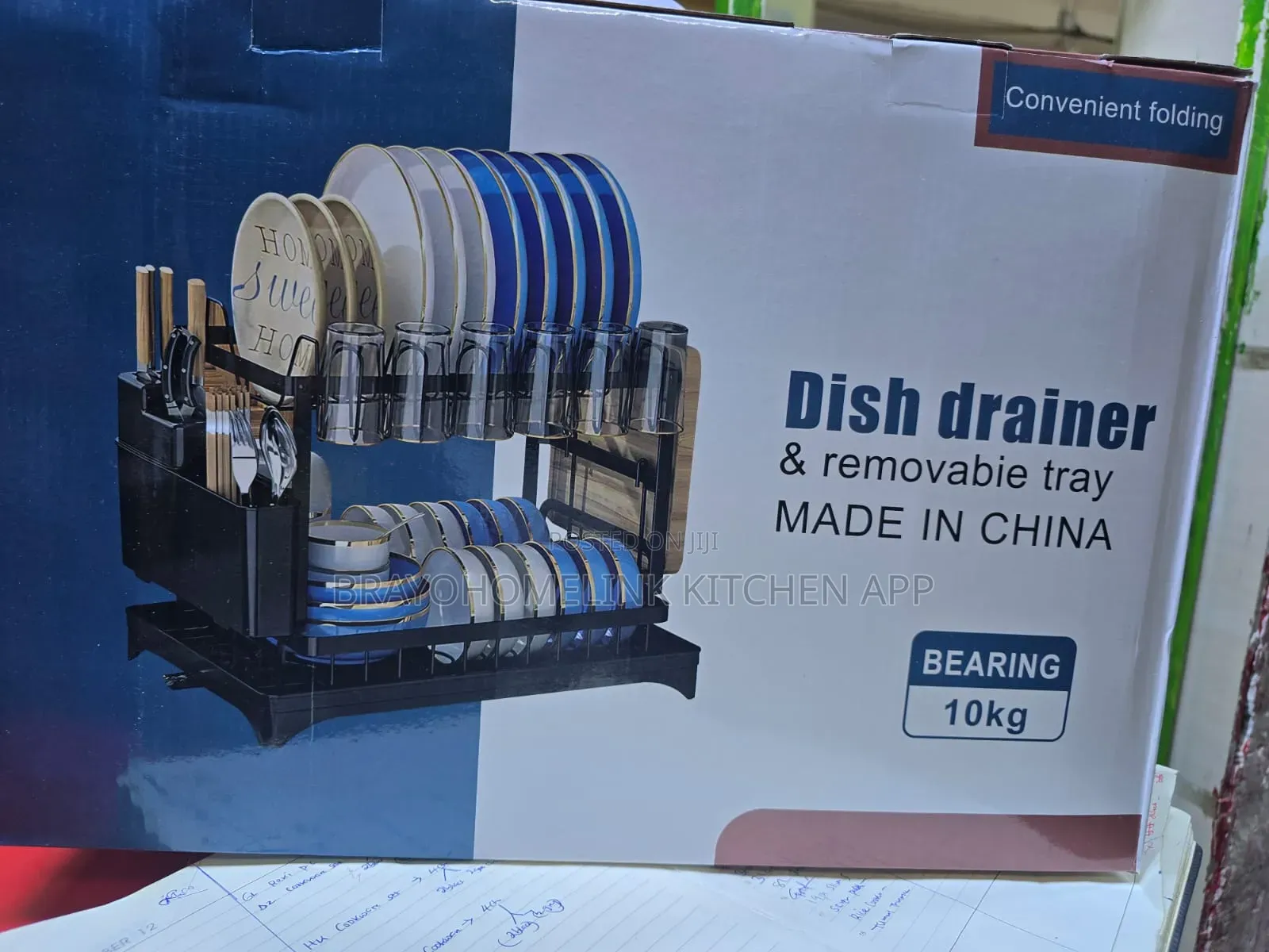 2tier Advanced Dishrack With Glass Holders