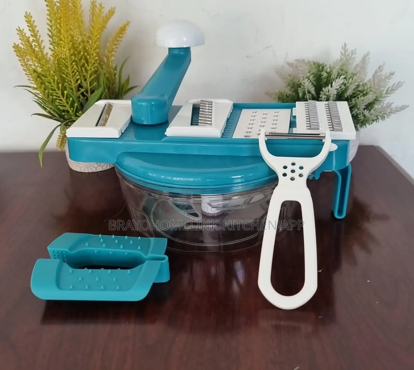 *2in1 Manual Food Processor Chopper Grater With Peeler