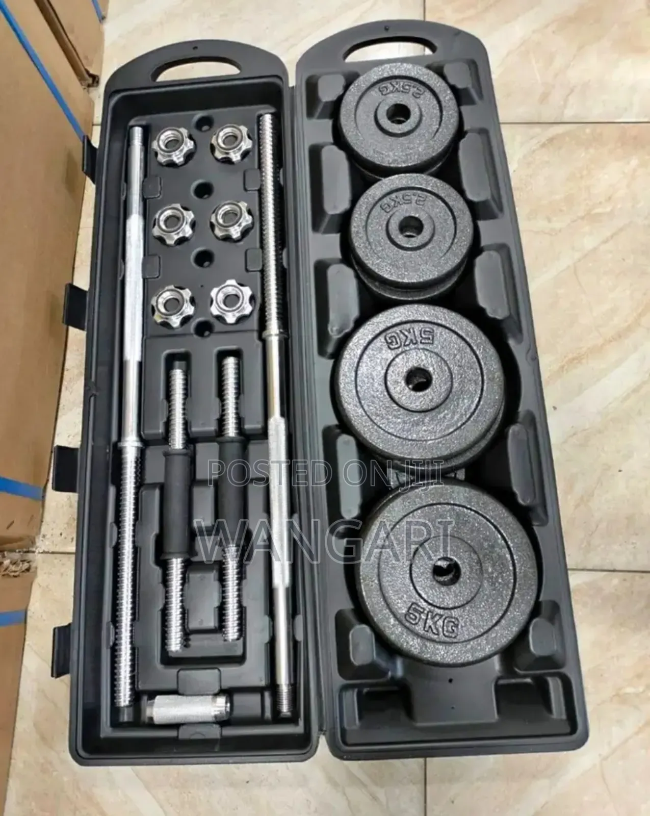 Now Available, 50kgs Chrome Dumbbell