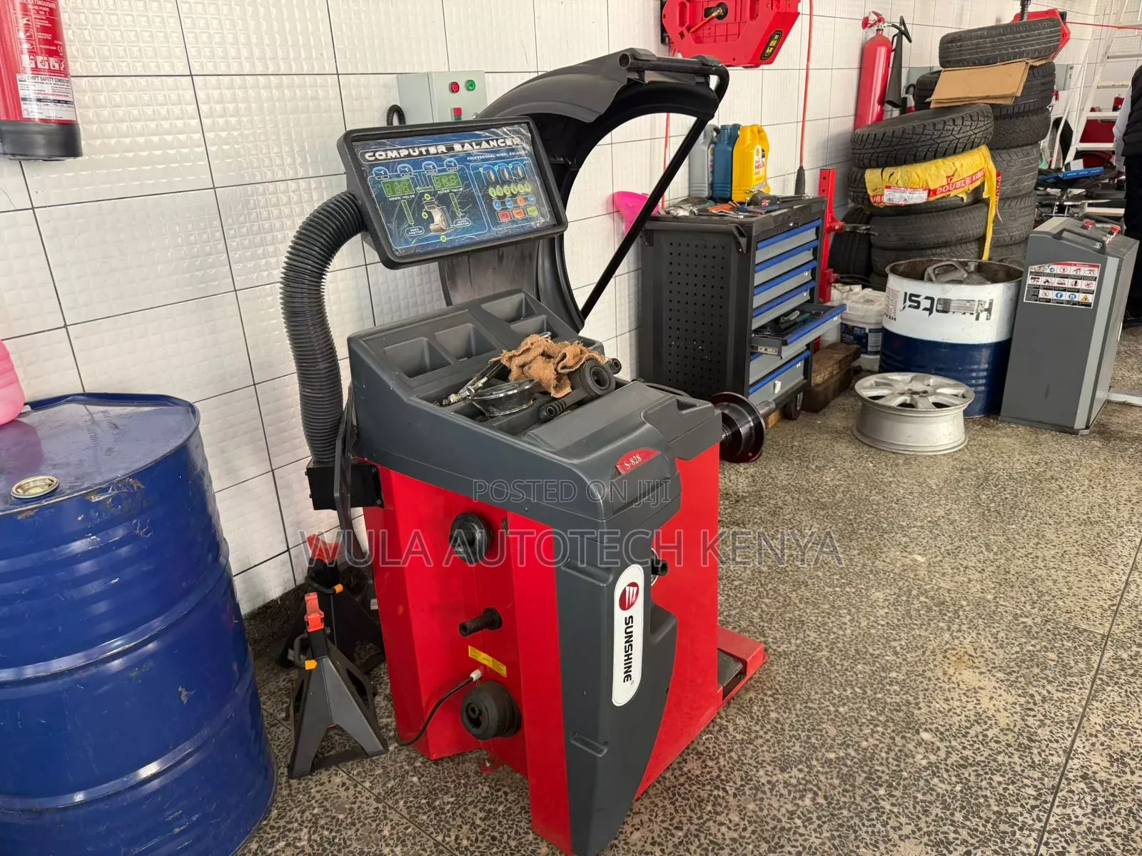 Latest Technology Sunshine Wula Wheel Balancer S828 Machine