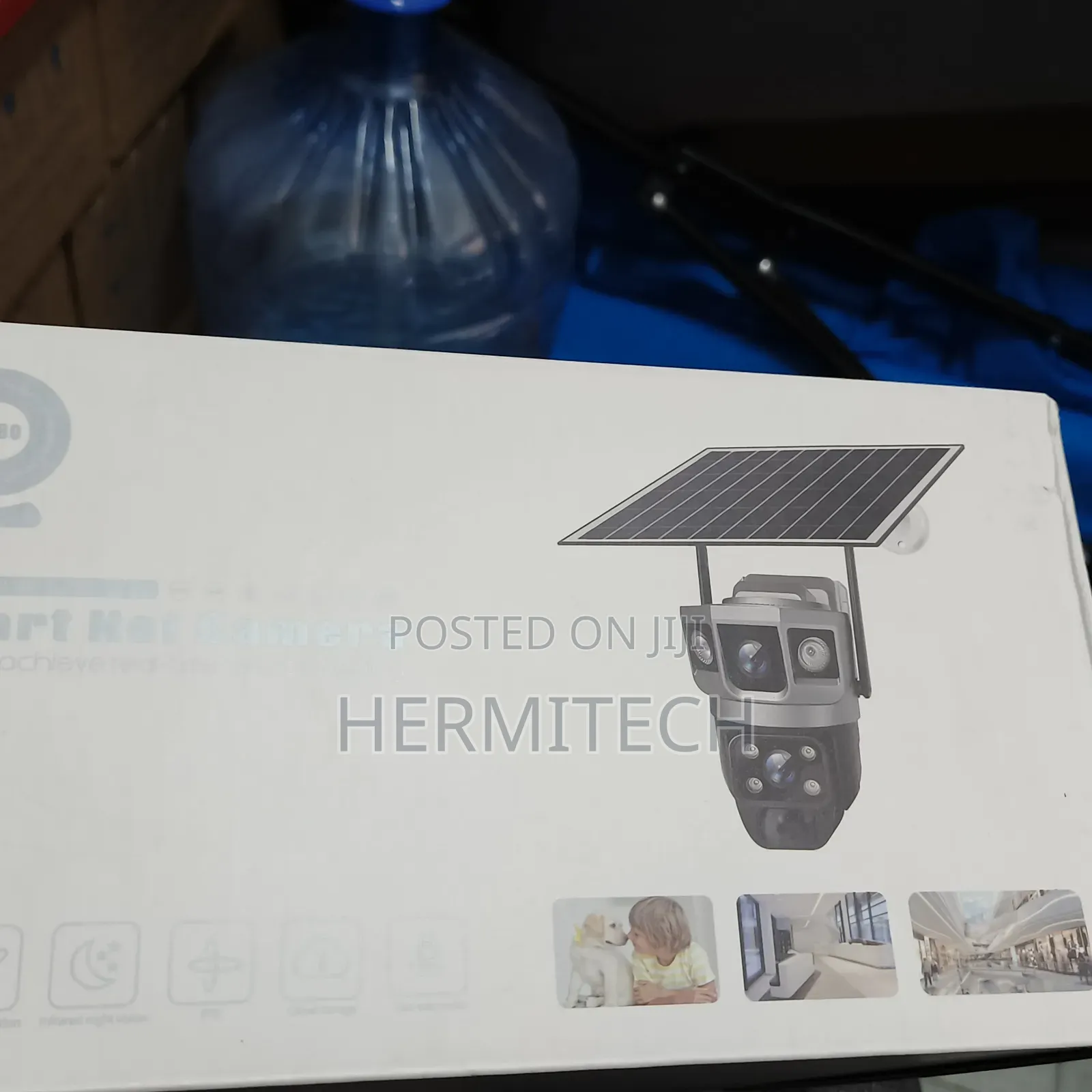 Triple Lens 4g Smart Camera Waterproof Solar Powered PTZ CCTV Camera