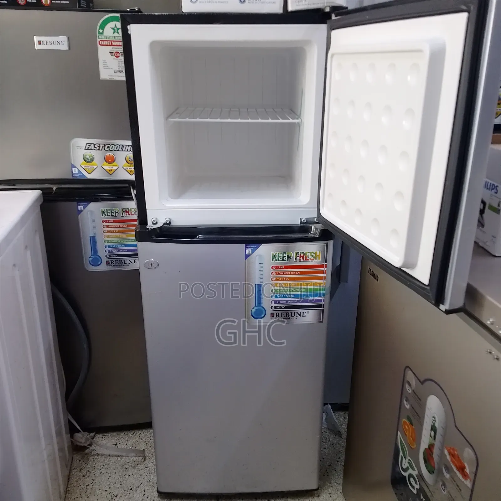 Gray Colour Rebune Fridge (Brand New)