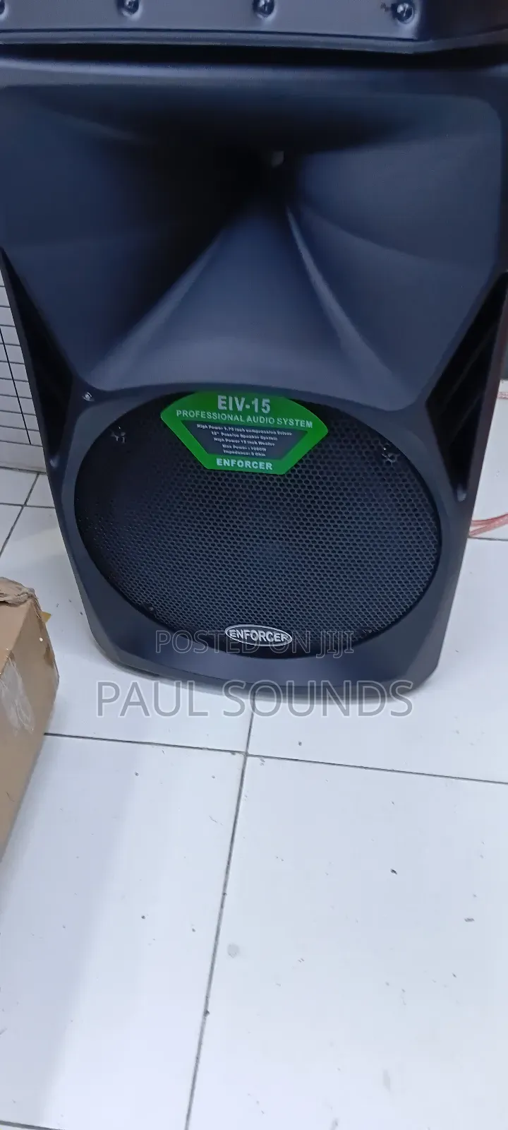 Enforcer Eiv-15 Professional 15-Inch Loudspeaker System