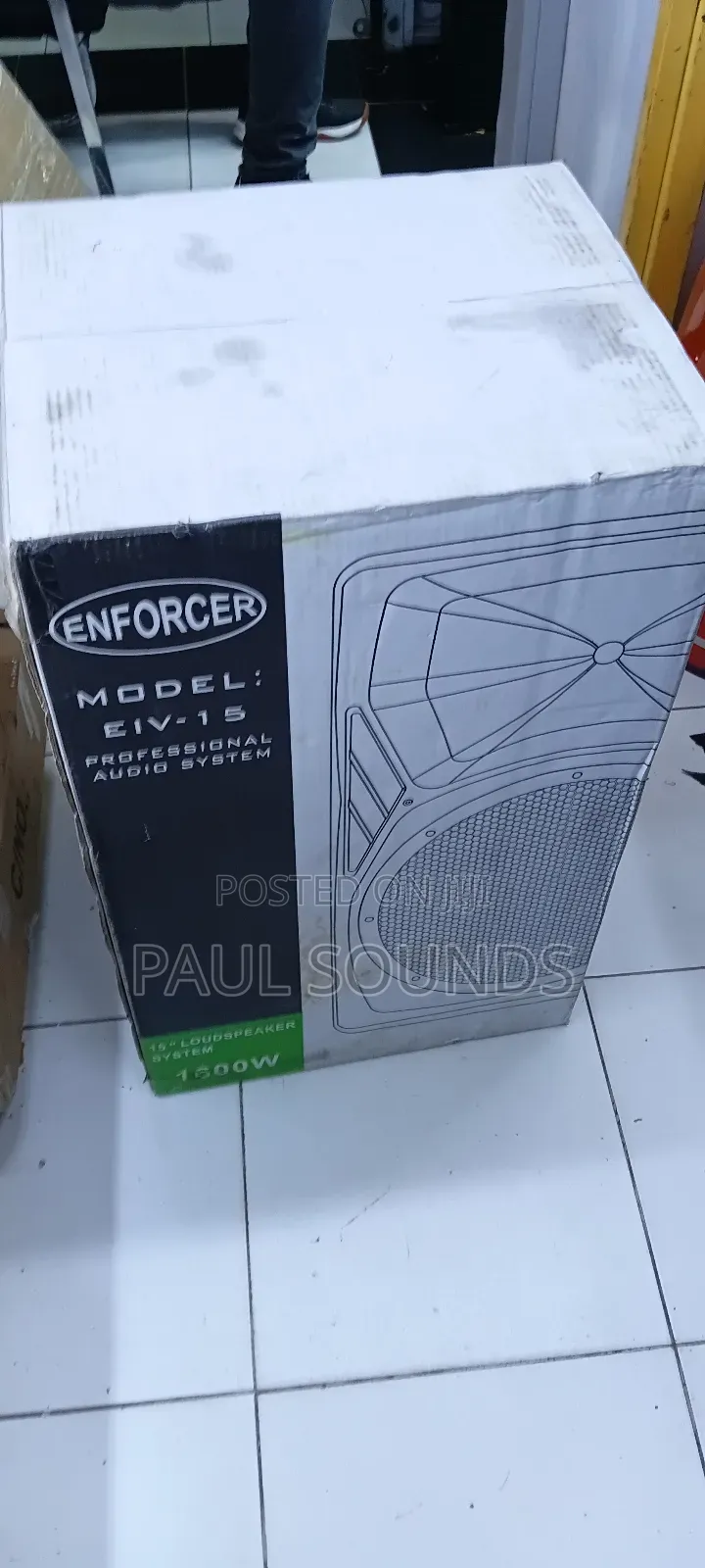 Enforcer Eiv-15 Professional 15-Inch Loudspeaker System