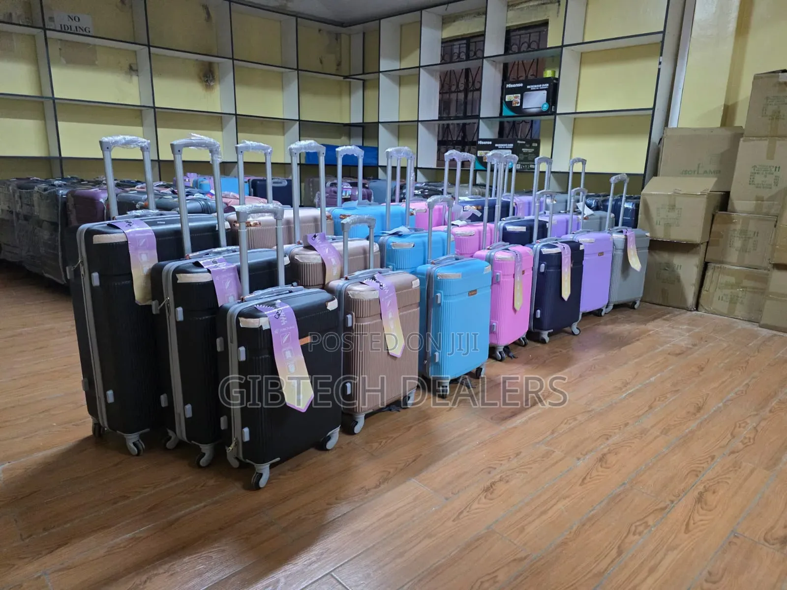 Fashion 3 in 1 Unbreakable Luxurious Rubber Suitcase Travel Bag