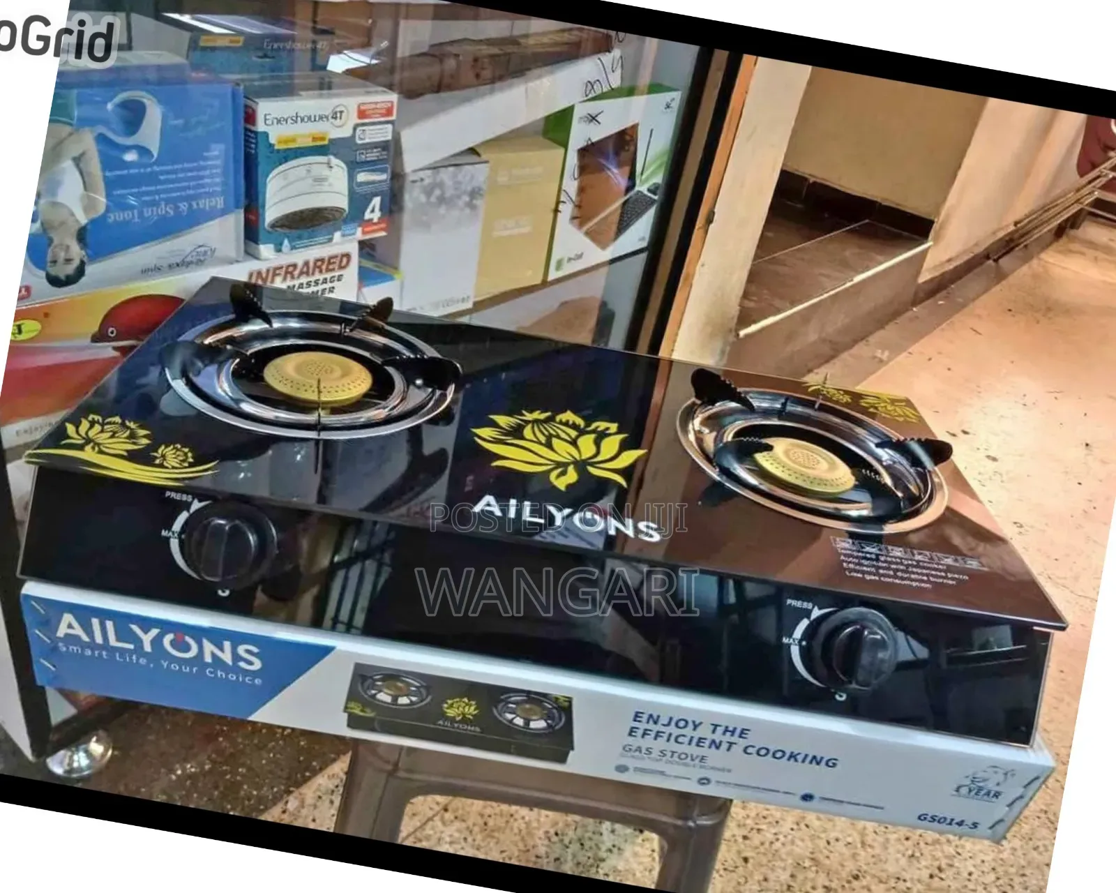 Brand New Ailyons 2 Burner Glass in Stock