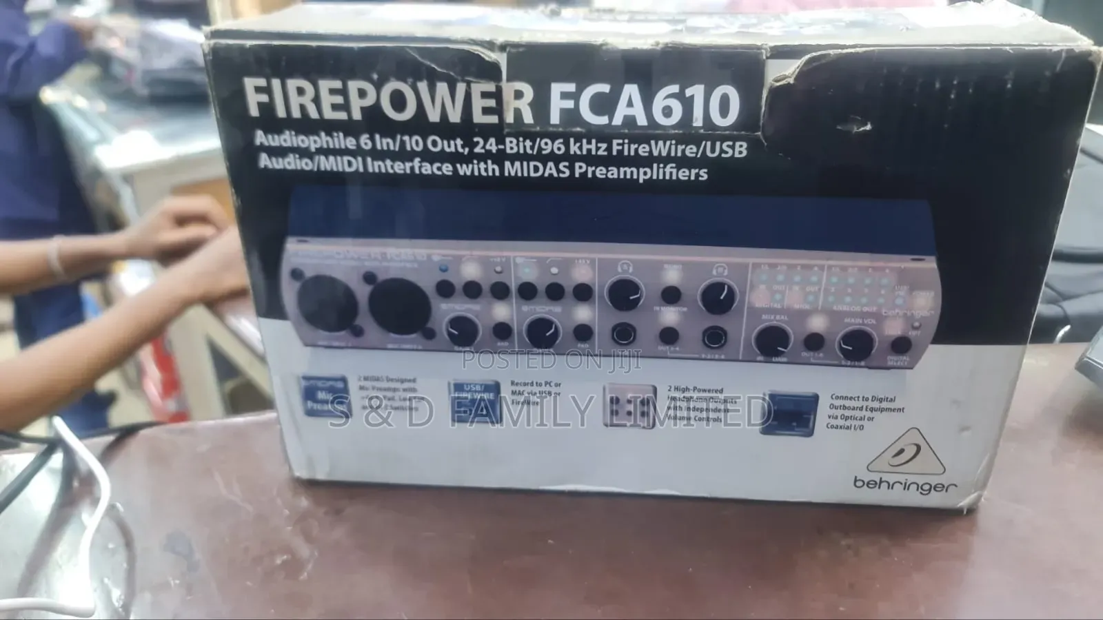 Behringer Firepower Fca610 Midi Interface
